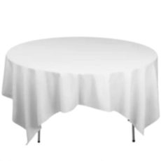 Location Nappe Ronde Blanche 240 cm TomLoc Outillage & Autres